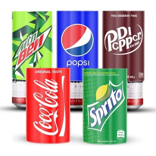 5pcs Beer Can Cover, Silicone Sleeve Bottle Holder Beer-Hide Wraps Beverage for Outdoor, Party, Beach, Travel