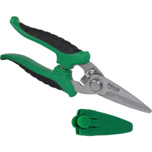 [100% New] 7inch Electrician scissors Kitchen Scissors Cutting Thin steel Multifunctional Stainless Steel Scissor