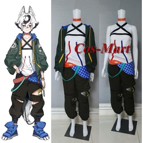 Anime Virtual Youtuber Sirius Cosplay Costume Fashion Combat Uniform Unisex Activity Party Role Play Clothing Custom-Make Any