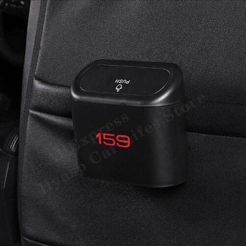 Car Trash Bin For Alfa Romeo 159 Auto Organizer Storage Box Car Trash Can Rubbish Garbage Holder Automobile Storage Bucket