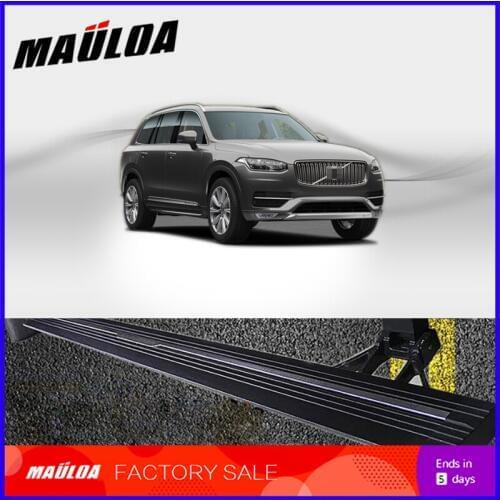 Car Accessories High quality aluminium alloy Automatic scaling Electric pedal side step running board for XC90 2015