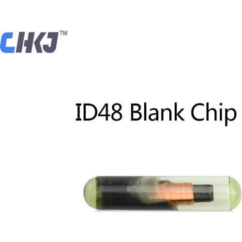 CHKJ 1PC Blank Car Key Glass Transponder ID48 ID 48 Chip Unlocked Chip For VW Audi Seat Skoda Porsche