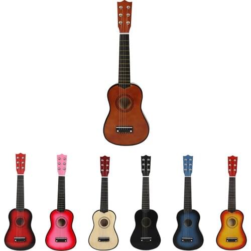21 inch Color Wooden Acoustic Guitar Classical Guitar Musical Instrument Starter Beginner Practice Music Lovers Kids Gift
