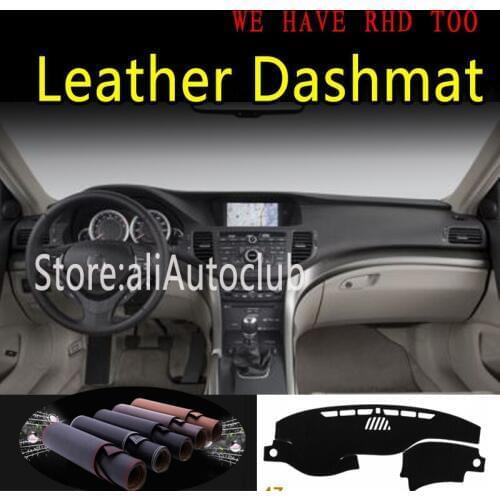For Acura tsx G2 2009 2010 2011 2012 2013 2014 Leather Dashmat Dashboard Cover Dash Mat Sunshade Carpet Car Styling Accessories
