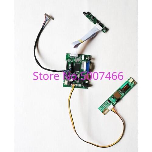 For LP133X7-A2/B2DL/C2CC/D2NC/E2DL/F2IB 1024*768 13.3" LVDS 20Pins 1CCFL inverter VGA 2AV screen controller drive board kit