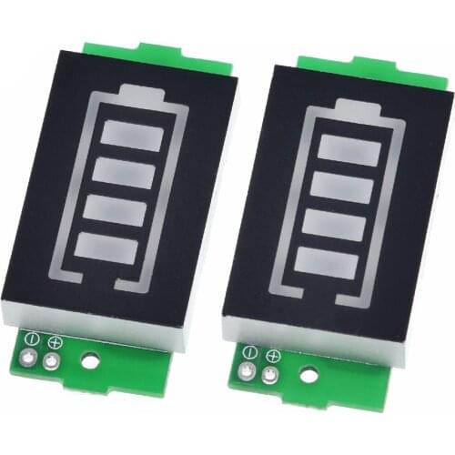 1/2/3/4/6/7/8s lithium battery meter display module three series LED lithium battery indicator panel