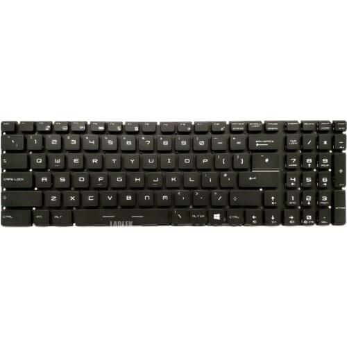 RGB backlit UK keyboard for MSI GT62 GT72 GS60 GS70 WS60 GL62 GL72