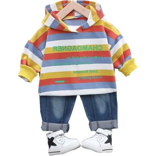New Spring Autumn Baby Girl Clothes Children Boys Sports Hoodies Pants 2Pcs/sets Infant Toddler Fashion Costume Kids Tracksuits