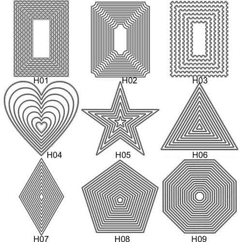 Circle Dies Metal Cutting Dies DIY for Scrapbooking New Design Die Cut Handmade Stencil Craft Mold Mould Model Decor