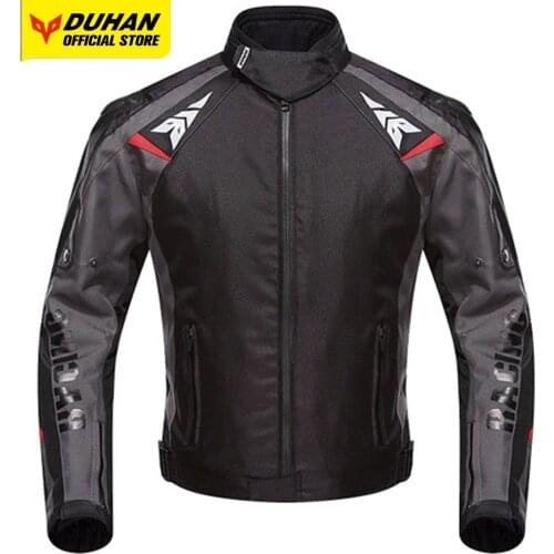 DUHAN Motorcycle Jacket Waterproof Liner Motocross Jacket For Men Women Body Protection Detachable Thermal Liner Cycling Jacket