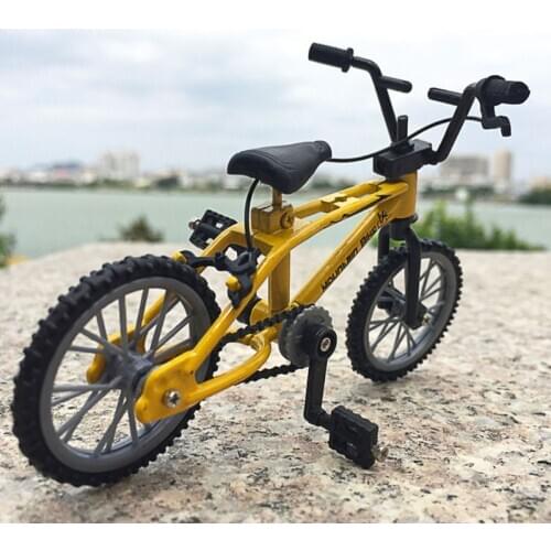 Mini Finger Bicycle Toys Alloy Miniature MTB Bike Model DIY Creative Simulation Mountain Cycling Kids Educational Gifts