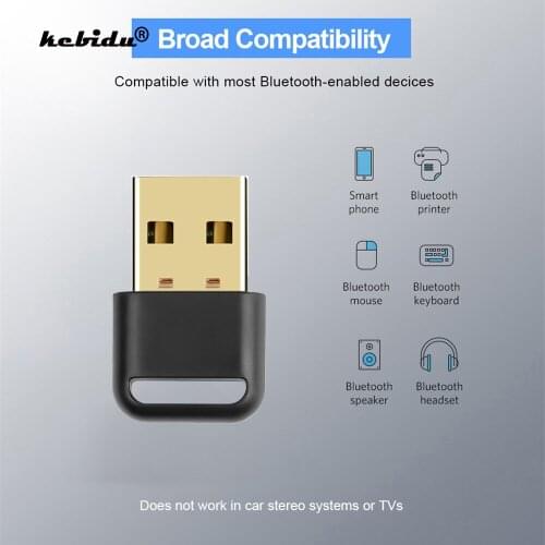 Mini USB Realtek 8761 Bluetooth 5.0 Adapter Receiver Wireless Bluethooth Dongle 4.0 Music Bluthooth Transmitter For PC Computer