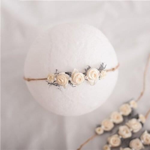 New Baby Headdress Infants Photo Manual Fine Headband Newborn Photography Props Head Decoration Jewelry Photo Hair Band N84E