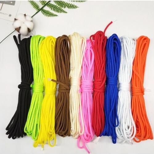 5Meter/lot 7 stand Cores Paracord Dia.4mm for Camping Rope Hiking Clothesline Survival Parachute Cord Lanyard Camping Climbing