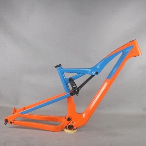 Accept Custom Paint Full Suspension Mountain Bike Frame FM10 Fork Travel 150mm BB92 Bottom Bracket
