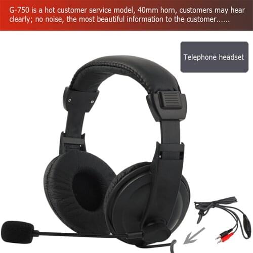 Wired Gaming Headphone 3.5mm Jack With Microphone High Quality Bass Stereo Sound Business Office Use Computer PC Gaming Headset