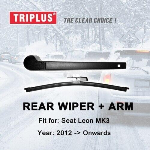 Rear Wiper Arm with Blade for SEAT LEON MK3 / LEON ST Estate (2012-Onwards), Rear Wiper Arm & Rear Wiper Blades