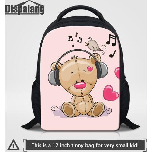 Dispalang 12 Inch School Bags Children Small Bookbag Mochila Infantil Bear Owl Fox Mini Baby Bagpack Animal Backpacks Sac A Dos