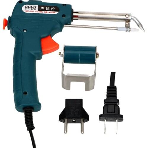 DIYWORK Welding Tool Automatic Send Tin Gun Solder Wire US EU Conversion Head Electric Soldering Iron Handheld Solder Gun