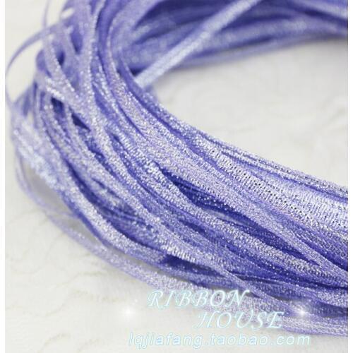 10meters/lot)3mm purple glitter onion ribbon gift packing belt wedding party Christmas embellishment ribbon sewing accessories