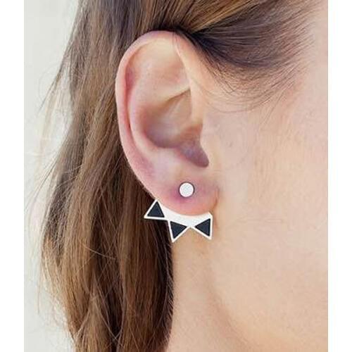 2017 New Fashion Retro Alloy Drip Sector Triangle Geometric Earrings For Women Simple Vintage Jewelry Wholesale