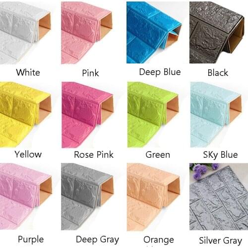 60*30cm Brick Pattern 3D Stereo Wall Stickers For Living Room Bedroom Home Decoration Accessories PE Foam Wallpaper House Decor