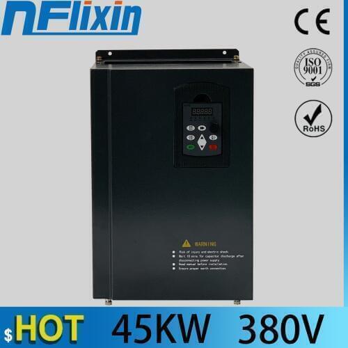 45KW/3 Phase 380V/91A Frequency Inverter--Free Shipping-Vector control 45KW Frequency Drive/ Vfd 45KW/ 3 phase inverter