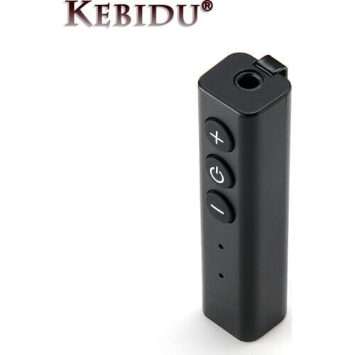 Kebidu Bluetooth 4.0 Receiver Headphone Adapter Pen Clip For IPhone Xiaomi Handsfree Wireless Music Adapter For Wired Headsets