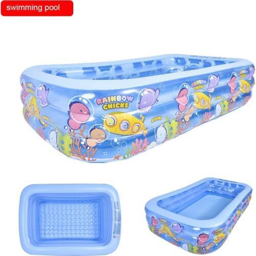 Baby bathtub Family swimming pool paddling pool Rectangle Square pool Adult pool Inflatable Outdoor bathing pool