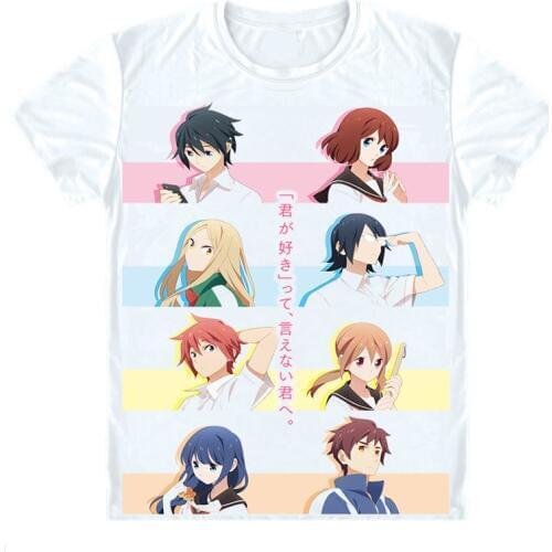 Tsuredure Children T-Shirts Multi-style Short Sleeve Shirts Tsurezure Chirudoren Tedium Saki Kanda Haruhiko Takase Cosplay Shirt