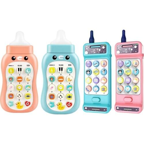 Baby Phone Toy Feeding Bottle Phone Toy Music Educational Toy Great Kids Toddlers Boys and Girls