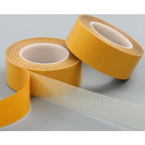 20M Double Sided Tape High Viscosity Grid Fiber Transparent Transparent Double Sided Tape Double-Sided Fiber Tape