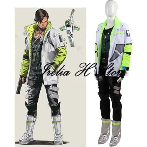 Irelia H Store Apex Legends Cosplays Crypto Cosplay Costume Halloween Costume Can costume made