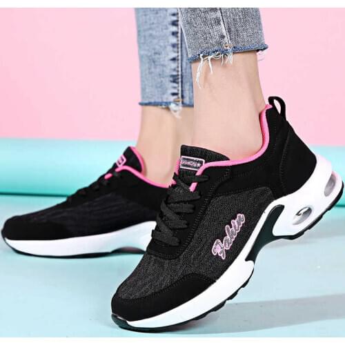 Women Sneakers Mesh Running shoes Ladies Walking Dancing Casual Comfortable Outdoor Air Cushion Breathable Casual Shoes Footwear