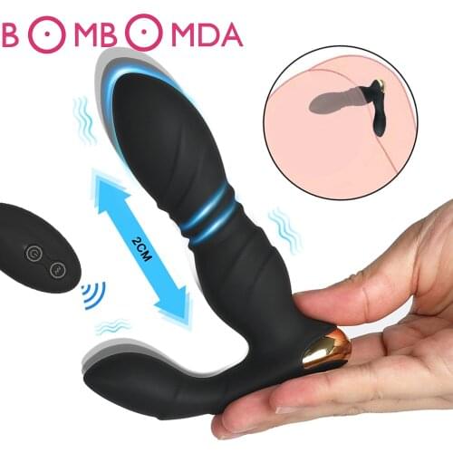 Prostate Massager Masturbators Anal Plug Vibrators For Men Women Vagina Stimulator Dildos Remote Control Male Anus Butt Sex Toys