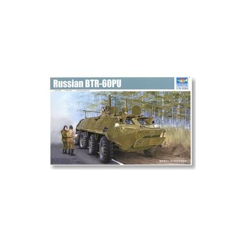 Trumpeter 1/35 scale model 01576 Soviet BTR-60PU 8X8 wheeled armored vehicles