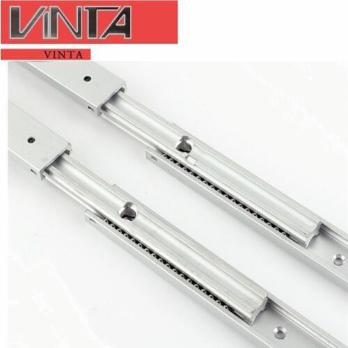 Aluminium Alloy Rail Miter Bar Slider Table Saw Gauge Rod Woodworking Tool Double-layer slide Wide double-layer superimposed CNC