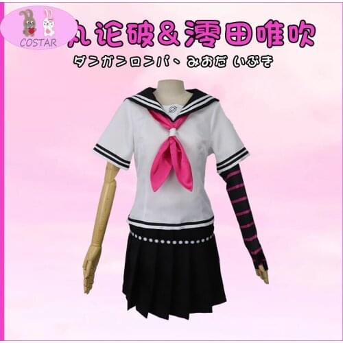 COSTAR Anime Super Dangan Ronpa 2 Danganronpa Ibuki Mioda Cosplay Dress Punk School Girls Sailor Uniform Skirt Halloween Custom