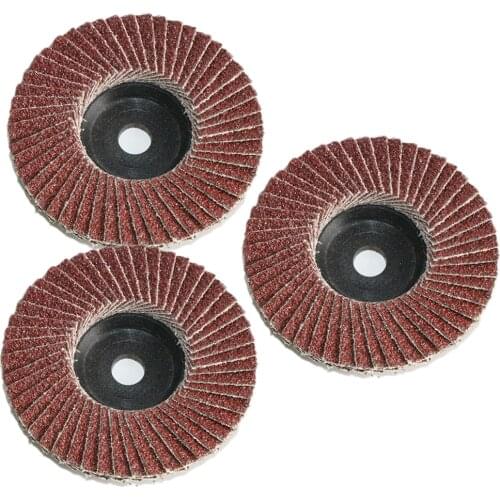 3pcs Professional Flap Discs Hard-wearing 75mm Cutting Sanding Discs Grinding Wheels Blades Angle Grinder Rotary Tool