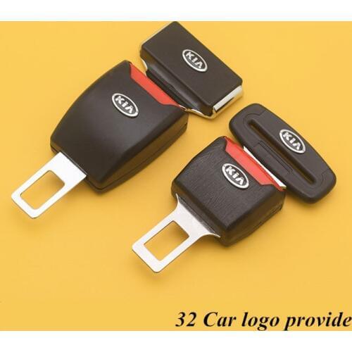 Car styling Safety Belt Buckles Truck Seat Safty Belt Alarm Canceler Stopper for KIA Opel Renault MINI Seat belt silencer