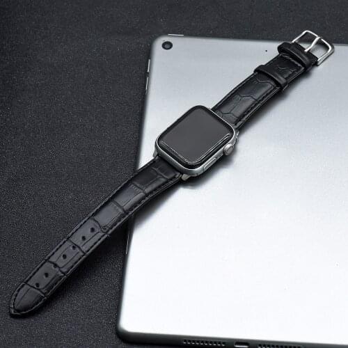 High Quality Leather Strap For Apple Watch Band Series SE/6/5/4/3/2/1 38mm 42mm Strap For iWatch 44mm 40mm Watchband Accessories