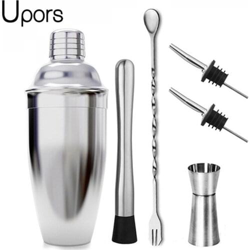 Stainless Steel Cocktail Shaker Mixer Wine Martini Boston Shaker For Bartender Drink Party Bar Tools 550ML/750ML