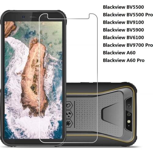 Glass For Blackview BV9100 BV5900 BV6100 BV9700 Pro Screen Protector Tempered Glass For Blackview BV5500 A60 Pro