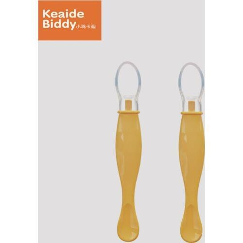 Heat-resistant toddler shatterproof plastic infant utensil baby spoon on sale KD3035