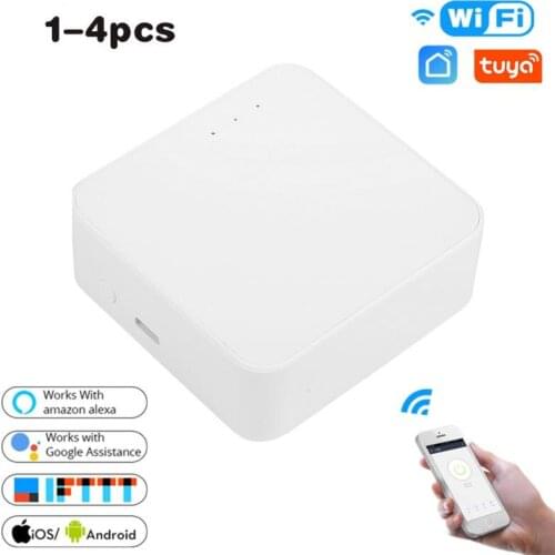 Tuya ZigBee 3.0 Smart Hub, Wireless/Wired Gateway Bridge For App Voice Remote Control, Works With Alexa Google Home Assistant