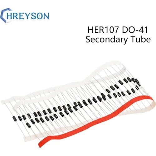 20Pcs High Efficiency Rectifier Diode HER102 HER103 HER104 HER105 HER107 HER108 2A 3A DO-41 1A 800V Electronic Components HER