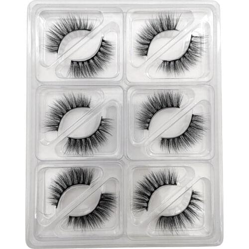 YSDO Magnetic Mink Lashes 3 Pair EyeLashes Natural Long Hair Mink Lashes 3D Mink Fake Lash 100% Dramatic EyeLashes Fluffy
