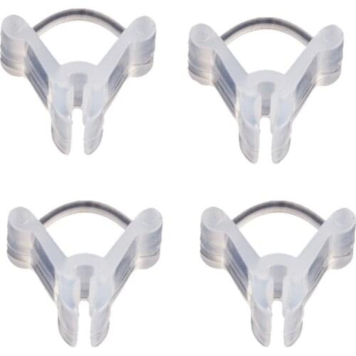 100Pcs Horticultural Grafting Clip Transparent Stake Garden Retaining Clip Greenhouse Frame Pipe Gardening Supplies