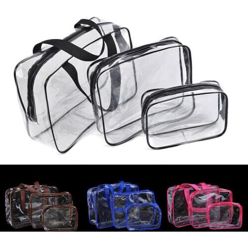ZI CHUO XIAN Transparent Cosmetic Bags