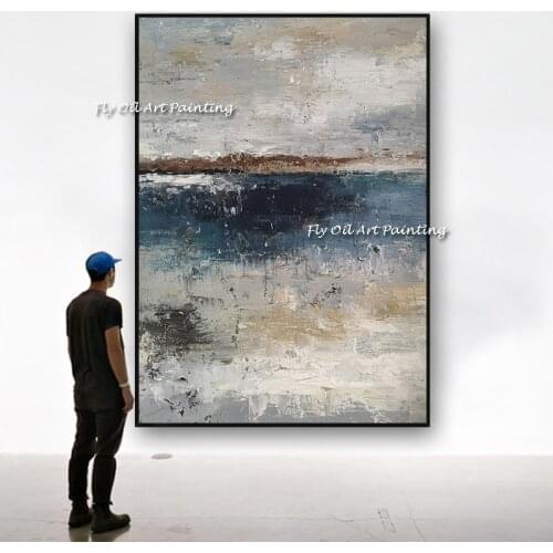 100% Handmade Modern Style Abstract Wall Nordic Canvas Oil Painting Contemporary Art Decoration Picture For dining room